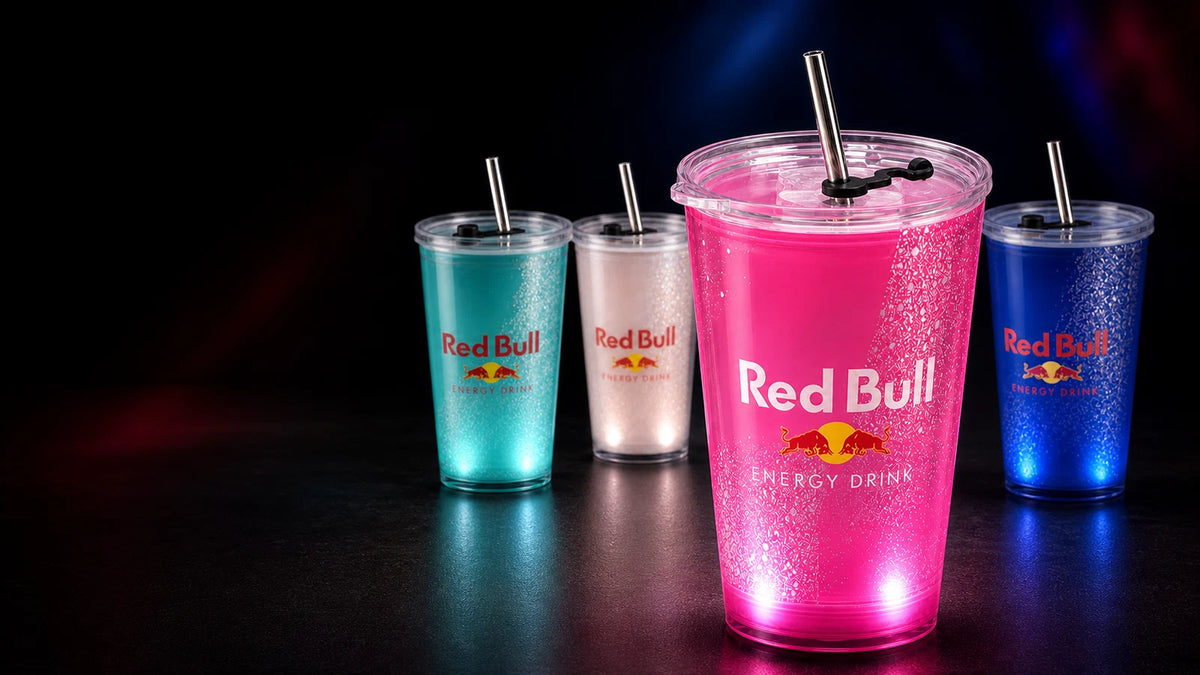 ZETA hero banner - LED tumbler lineup